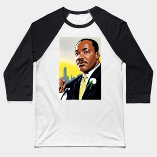 MLK JR 3 Baseball T-Shirt